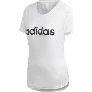 BÍLÉ DÁMSKÉ TRIČKO ADIDAS DESIGN 2 MOVE LOGO TEE DU2080 Velikost: XS