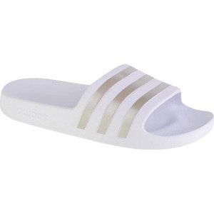 BÍLÉ PANTOFLE ADIDAS ADILETTE AQUA SLIDES EF1730 Velikost: 43