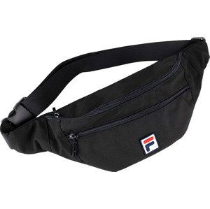 ČERNÁ LEDVINKA FILA BISSAU COATED CANVAS DOUBLE ZIPPER WAIST BAG FBU0010-80009 Velikost: ONE SIZE