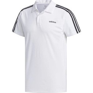 BÍLÁ PÁNSKÁ POLOKOŠILE ADIDAS DESIGNED 2 MOVE 3-STRIPES POLO SHIRT FL0322 Velikost: M