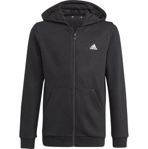 ČERNÁ CHLAPECKÁ MIKINA ADIDAS ESSENTIALS FULL-ZIP HOODIE JR GN4020 Velikost: 122