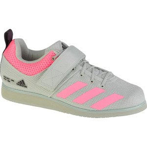 ŠEDO-RŮŽOVÉ PÁNSKÉ TENISKY ADIDAS POWERLIFT 5 WEIGHTLIFTING GY8920 Velikost: 44