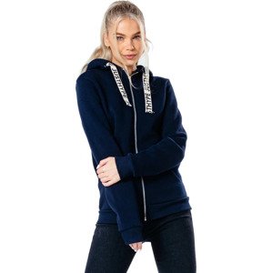 TMAVĚ MODRÁ DÁMSKÁ MIKINA JUSTHYPE DRAWSTRING ZIP HOODIE HYPWOMHOOD003 Velikost: 40