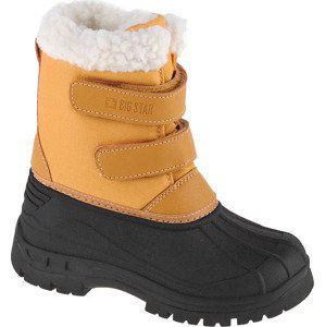 ČERNO-BÉŽOVÉ DÍVČÍ SNĚHULE BIG STAR KIDS SNOW BOOTS KK374237 Velikost: 31