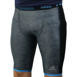 ŠEDÉ PÁNSKÉ ŠORTKY ADIDAS TECHFIT CHILL SHORT TIGHTS S27030 Velikost: 46