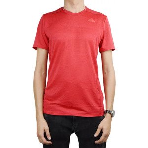 ČERVENÉ PÁNSKÉ TRIČKO ADIDAS SUPERNOVA SHORT SLEEVE TEE M S94378 Velikost: S