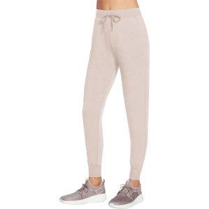 SVĚTLE RŮŽOVÉ DÁMSKÉ TEPLÁKY SKECHERS RESTFUL JOGGER PANT W03PT49-LPK Velikost: S