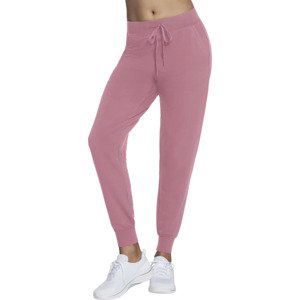 RŮŽOVÉ DÁMSKÉ TEPLÁKY SKECHERS RESTFUL JOGGER PANT W03PT49-MVE Velikost: L