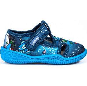 PANTOFLE PRO KLUKA VIGGAMI SPACE BLUE JUPITER JUPITER DRUK-N Velikost: 20