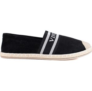 SEMIŠOVÉ ESPADRILKY DÁMSKÉ ČERNÉ VINCEZA 23-2261B Velikost: 36