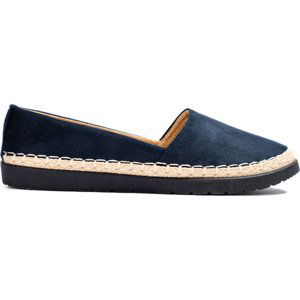 DÁMSKÉ TMAVĚ MODRÉ SEMIŠOVÉ ESPADRILKY POTOCKI 23-23002N Velikost: 37