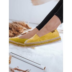 ŽLUTÉ SEMIŠOVÉ ESPADRILKY ZY0056 Velikost: 37