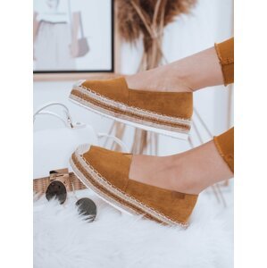 HNĚDÉ DÁMSKÉ ESPADRILKY ZY0060 Velikost: 37