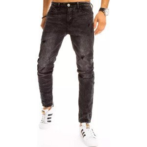 Černé džíny s děrováním UX3211 Velikost: 29
