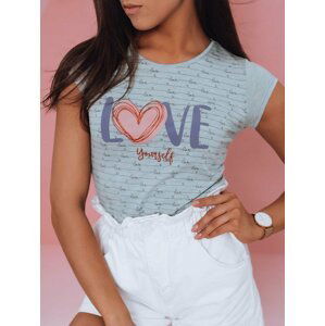 MINTOVÉ DÁMSKÉ TRIČKO LOVE YOURSELF RY1841 Velikost: XL