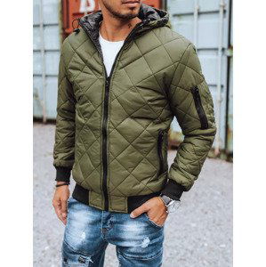 PÁNSKÁ PROŠÍVANÁ KHAKI BUNDA TX2600Z Velikost: 2XL