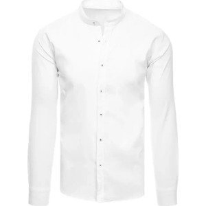 Bílá košile bez límečku DX2238 Velikost: 2XL