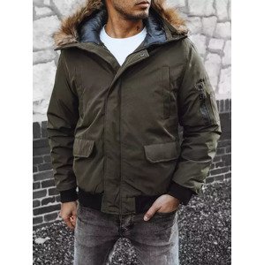 TMAVĚ ZELENÁ KRÁTKÁ PARKA TX4308 Velikost: 2XL