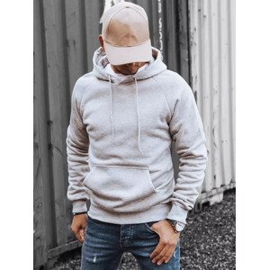 SVĚTLE ŠEDÁ BASIC MIKINA S KAPUCÍ BX5481 Velikost: 2XL