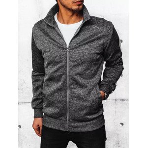 TMAVĚ ŠEDÁ BASIC MIKINA NA ZIP BX5563 Velikost: XL