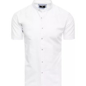 Bílá košile s krátkým rukávem KX0998 Velikost: M