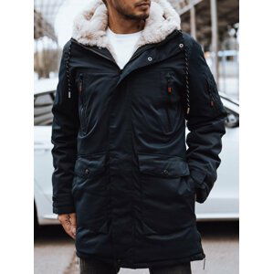 TMAVĚ MODRÁ PARKA S ČETNÝMI KAPSAMI TX4591 Velikost: 2XL