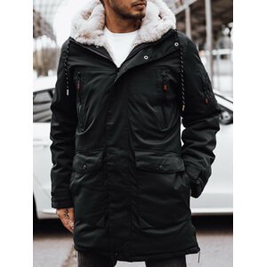 ČERNÁ PARKA S ČETNÝMI KAPSAMI TX4594 Velikost: 2XL