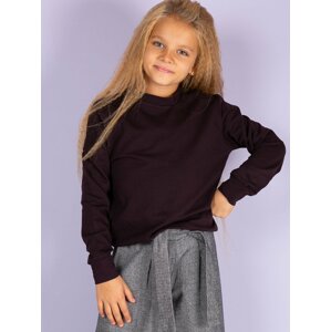 DĚTSKÁ TMAVĚ FIALOVÁ MIKINA 78-BL-003.00-DARK PURPLE Velikost: 152