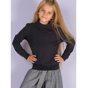 DĚTSKÁ TMAVĚ ŠEDÁ MIKINA 78-BL-003.00-DARK GREY Velikost: 128