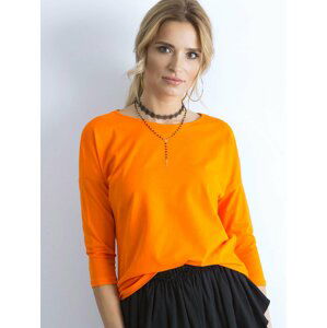 ORANŽOVÉ DÁMSKÉ TRIČKO RV-BZ-4661.44P-ORANGE Velikost: XS