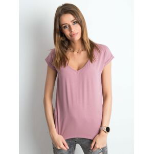 DÁMSKÉ RŮŽOVÉ TRIČKO RV-TS-4839.38P-PINK Velikost: XS