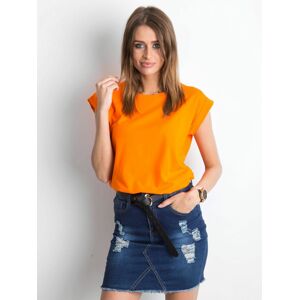 NEONOVĚ ORANŽOVÉ DÁMSKÉ TRIČKO RV-TS-4833.94P-ORANGE Velikost: S