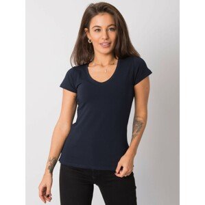 DÁMSKÉ TMAVĚ MODRÉ TRIČKO RV-TS-4837.24P-DARK BLUE Velikost: XS