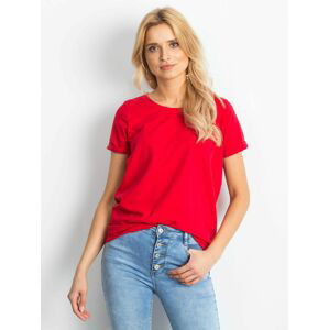 DÁMSKÉ ČERVENÉ TRIČKO RV-TS-4838.68P-RED Velikost: XS