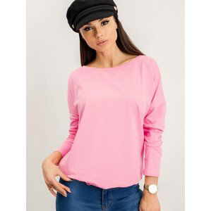 RŮŽOVÉ DÁMSKÉ TRIČKO RV-BZ-5122.12P-PINK Velikost: XS