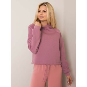 SVĚTLE FIALOVÁ DÁMSKÁ MIKINA S KAPUCÍ RV-BL-5232.14X-LIGHT PURPLE Velikost: M