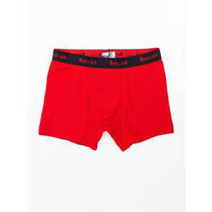 PÁNSKÉ ČERVENÉ BOXERKY BR-BK-4476.28P-RED Velikost: 2XL