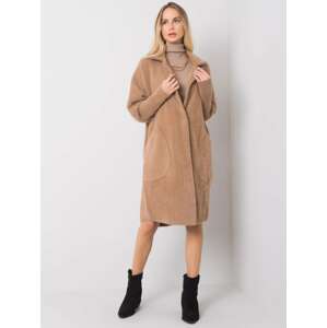 SVĚTLE HNĚDÝ KLASICKÝ TEDDY COAT EVELINE MBM-PL-1521.97P-BROWN Velikost: ONE SIZE