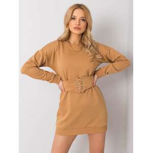 CAMEL DÁMSKÉ ŠATY S KORZETEM RV-SK-6179.09-CAMEL Velikost: S/M