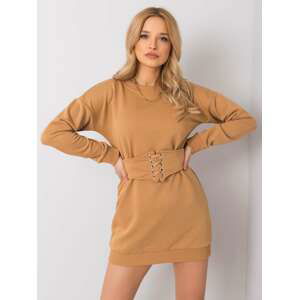 CAMEL DÁMSKÉ ŠATY S KORZETEM RV-SK-6179.09-CAMEL Velikost: L/XL