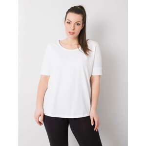 BÍLÉ DÁMSKÉ BASIC TRIČKO -RV-TS-6330.92P-WHITE Velikost: 2XL