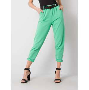 Světle zelené dámské kalhoty CN-SP-1627.05-green Velikost: L