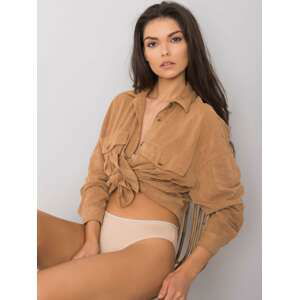 BÉŽOVÉ KLASICKÉ KALHOTKY BR-MT-2320-BEIGE Velikost: XL