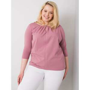 RŮŽOVÁ ELEGANTNÍ HALENKA RV-BZ-6334.19P-PINK Velikost: XL