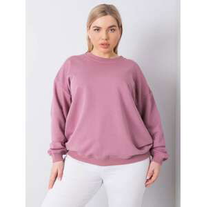 RŮŽOVÁ DÁMSKÁ MIKINA BEZ KAPUCE RV-BL-6316.16X-PINK Velikost: XL