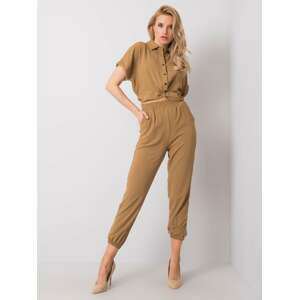 HNĚDÁ SOUPRAVA JANIS 346-KMPL-5001.57-DARK BEIGE Velikost: XL