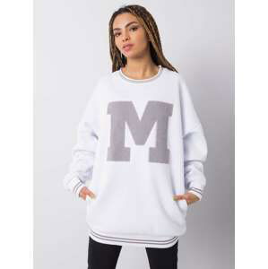 BÍLÁ MIKINA M DS-BL-1123.18-WHITE Velikost: S/M