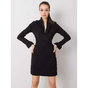 ČERNÝ DÁMSKÝ PLETENÝ KOMPLET EM-KMPL-M5308.90-BLACK Velikost: M/L