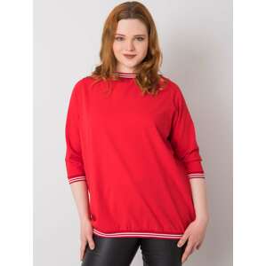 ČERVENÉ DÁMSKÉ TRIČKO RV-BZ-6640.86-RED Velikost: 2XL