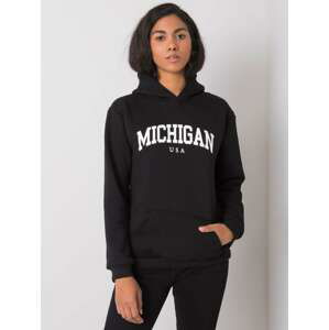 ČERNÁ DÁMSKÁ MIKINA MICHIGAN RV-BL-6672.99-BLACK Velikost: L/XL